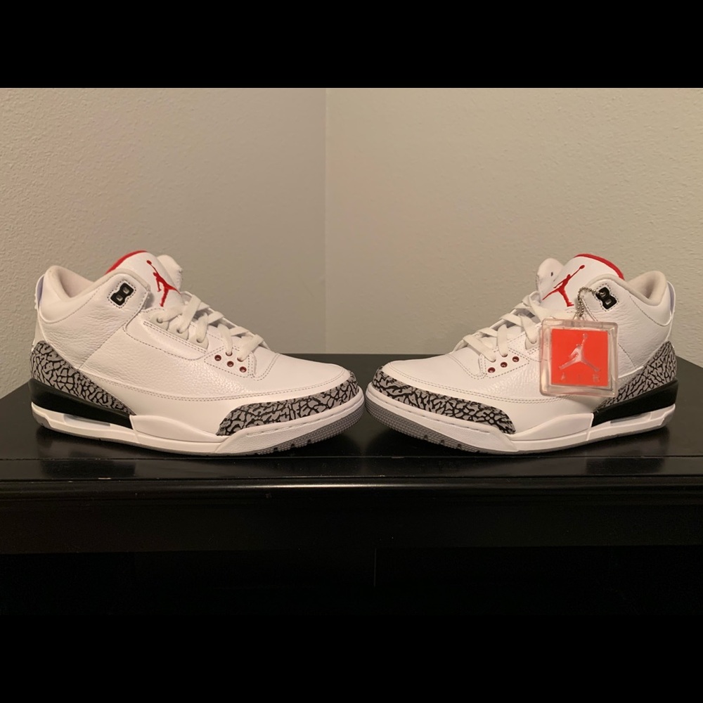 Air Jordan 3’s White Cement